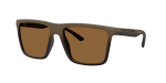 Armani Exchange Sun AX4162SU 839173 Matte Brown Gradient Brown Armani Exchange AX4162SU 839173 มุมเอียง 3/4