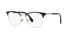 Burberry Optic BE1355 1109 Light Gold Black Burberry BE1355 1109 close-up ด้านหน้า