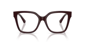 Burberry BE2443F 4204 แว่นสายตาทรงสี่เหลี่ยมสีบอร์โด สำหรับผู้หญิง