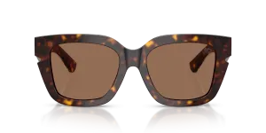 Burberry BE4453F 300273 แว่นกันแดดอะซิเตทฮาวานาเข้ม เลนส์น้ำตาล สำหรับผู้หญิง