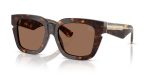 Burberry Sun BE4453F 300273 Dark Havana Dark Brown Burberry BE4453F 300273 มุมเอียง 3/4
