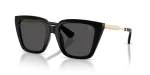 Burberry Sun BE4473U 300187 Black Dark Grey Burberry BE4473U 300187 มุมเอียง 3/4