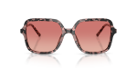 Dolce & Gabbana DG4539 3476A5 แว่นกันแดดทรงเหลี่ยมสีฮาวานาชมพู เลนส์ไล่ระดับ สำหรับผู้หญิง
