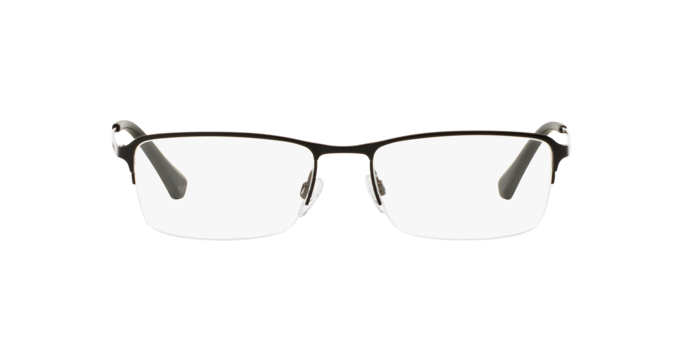 Emporio Armani Optic EA1044TD 3127 Matte Black Emporio Armani EA1044TD 3127 แว่นสายตาทรงสี่เหลี่ยมผืนผ้ากรอบไทเทเนียม สีดำด้าน สำหรับผู้ชาย