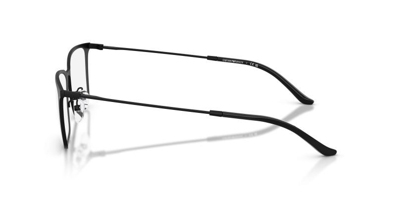 แว่นสายตา Emporio Armani EA1173D 3001 มุมข้าง ขาแว่นโลหะสลักโลโก้นกอินทรี EA
