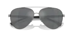 Emporio Armani Sun EA2046D 30036G Matte Gunmetal Mirror Black Emporio Armani EA2046D 30036G close-up ด้านหน้า