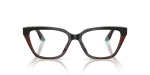 Emporio Armani Optic EA3270U 6318 Transparent Brown Teal Emporio Armani EA3270U 6318 แว่นสายตาทรงตาแมว สีน้ำตาลใส-เขียวเทียล สำหรับผู้หญิง