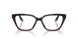 Emporio Armani EA3270U 6318 แว่นสายตาทรงตาแมว สีน้ำตาลใส-เขียวเทียล สำหรับผู้หญิง