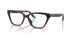 Emporio Armani Optic EA3270U 6318 Transparent Brown Teal Emporio Armani EA3270U 6318 มุมเอียง 3/4