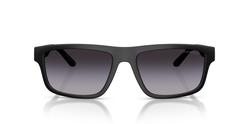 Emporio Armani EA4244U 50018G แว่นกันแดดสีดำด้าน เลนส์ไล่ระดับสีเทา สำหรับผู้ชาย