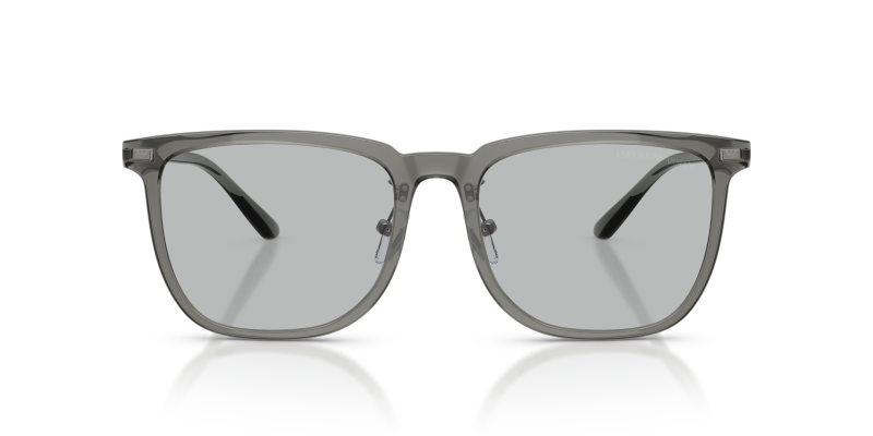 Emporio Armani Sun EA4255D 502987 Shiny Transparent Grey Light Grey Emporio Armani EA4255D 502987 แว่นกันแดดสีเทาโปร่งใสประกาย สำหรับทุกเพศ