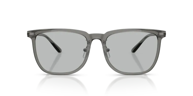 Emporio Armani Sun EA4255D 502987 Shiny Transparent Grey Light Grey Emporio Armani EA4255D 502987 แว่นกันแดดสีเทาโปร่งใสประกาย สำหรับทุกเพศ