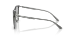Emporio Armani Sun EA4255D 502987 Shiny Transparent Grey Light Grey แว่นกันแดด Emporio Armani EA4255D 502987 มุมข้าง ขาแว่นโลหะสลักโลโก้ Emporio Armani