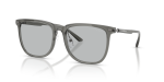 Emporio Armani Sun EA4255D 502987 Shiny Transparent Grey Light Grey Emporio Armani EA4255D 502987 มุมเอียง 3/4