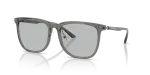Emporio Armani Sun EA4255D 502987 Shiny Transparent Grey Light Grey Emporio Armani EA4255D 502987 มุมเอียง 3/4
