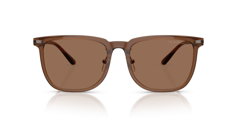 Emporio Armani EA4255D 628273 แว่นกันแดดสีน้ำตาลโปร่งใสประกาย สำหรับทุกเพศ