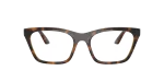 Emporio Armani EA4274BU 50261W แว่นกันแดดทรงตาแมวสีฮาวานาประกาย เลนส์ใส สำหรับผู้หญิง