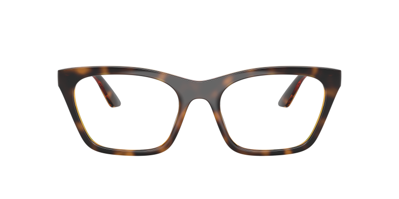 Emporio Armani EA4274BU 50261W แว่นกันแดดทรงตาแมวสีฮาวานาประกาย เลนส์ใส สำหรับผู้หญิง
