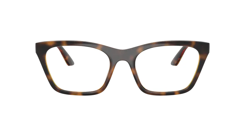 Emporio Armani EA4274BU 50261W แว่นกันแดดทรงตาแมวสีฮาวานาประกาย เลนส์ใส สำหรับผู้หญิง