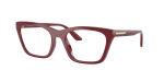 Emporio Armani Sun EA4274BU 52611W Shiny Bordeaux Clear Emporio Armani EA4274BU 52611W มุมเอียง 3/4