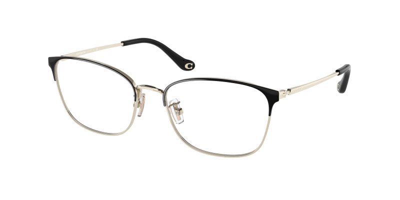 กรอบแว่นสายตา Coach HC5135 9346SB Black Light Gold กรอบแว่นสายตา Coach HC5135 9346SB Black Light Gold