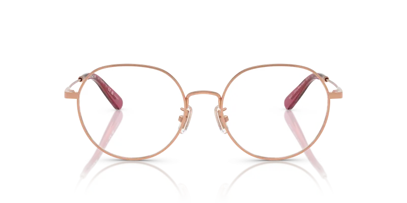 Coach Optic HC5180TD 9331 Shiny Rose Gold Coach HC5180TD 9331 แว่นสายตากรอบไทเทเนียมสีทองชมพู สำหรับผู้หญิง