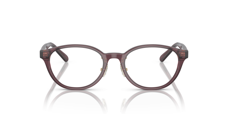 Coach Optic HC6152D 5677 Transparent Mauve Coach HC6152D 5677 แว่นสายตาอะซิเตทสีม่วงโปร่งใส สำหรับผู้หญิง