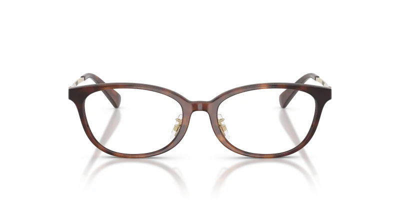 Coach Optic HC6295D 5120 Dark Tortoise Coach HC6295D 5120 แว่นสายตาลายเต่าเข้มขาแว่นสีทอง สำหรับผู้หญิง