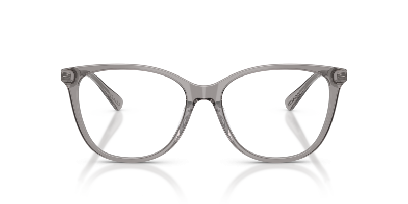Coach Optic HC6297D 5886 Transparent Light Grey Coach HC6297D 5886 แว่นสายตาอะซิเตทสีเทาอ่อนโปร่งใส สำหรับผู้หญิง