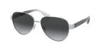 แว่นกันแดด Coach HC7111 9001T3 Silver Dark Grey Gradient Polarized