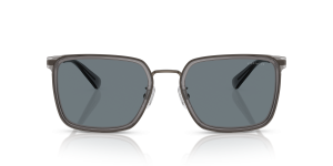 Coach HC7171 945755 แว่นกันแดดโครงโลหะ Gunmetal เลนส์เทา สำหรับผู้ชาย