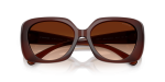 Coach Sun HC8422U 584174 Milky Hazelnut Brown Gradient Coach HC8422U 584174 close-up ด้านหน้า