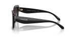 Coach Sun HC8450U 50028G Black Grey Gradient แว่นกันแดด Coach HC8450U 50028G มุมข้าง สะพาน Saddle bridge และป้ายโลโก้ Coach