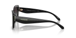 Coach Sun HC8450U 50028G Black Grey Gradient แว่นกันแดด Coach HC8450U 50028G มุมข้าง สะพาน Saddle bridge และป้ายโลโก้ Coach