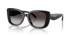 Coach Sun HC8450U 50028G Black Grey Gradient Coach HC8450U 50028G มุมเอียง 3/4