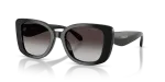 Coach Sun HC8450U 50028G Black Grey Gradient Coach HC8450U 50028G มุมเอียง 3/4