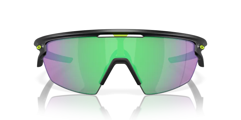 Oakley OO9403-08 940308 แว่นกันแดดทรงกะบังหน้าดำด้าน เลนส์ Prizm Road Jade ทุกเพศ