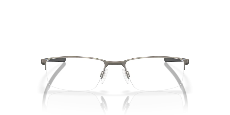 Oakley Socket 5.5 OX3218-13 Matte Gunmetal Oakley OX3218-13 321813 แว่นสายตากรอบโลหะกันเมทัลด้านครึ่งขอบ สำหรับผู้ชาย