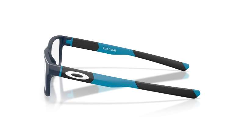 แว่นสายตา Oakley Field Day OY8007-07 800707 มุมข้าง ขาแว่นสีน้ำตาลไม้ ไซซ์เด็ก