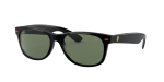 Rayban Sun RB2132M F60131 Black G-15 Green Rayban RB2132M F60131 close-up ด้านหน้า