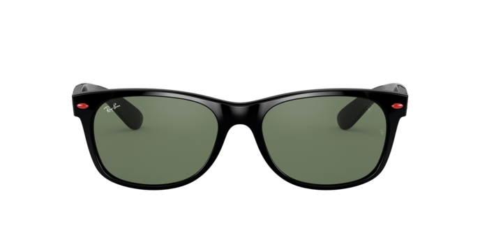 Rayban Sun RB2132M F60131 Black G-15 Green Rayban RB2132M F60131 แว่นกันแดดสีดำ เลนส์เขียว G-15 สำหรับทุกเพศ