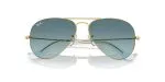 แว่นกันแดด Rayban RB3025-001/3M มุมข้าง กรอบโลหะทองขัดเงา