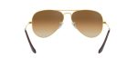 Rayban Aviator RB3025-001/51 Arista Light Brown Gradient Rayban RB3025-001/51 มุมเอียง 3/4