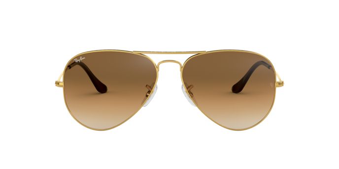 Rayban Aviator RB3025-001/51 Arista Light Brown Gradient Rayban Aviator RB3025-001/51 แว่นกันแดดกรอบสีมองอะริสต้า เลนส์น้ำตาลอ่อนไล่ระดับ ทั้งสองเพศ