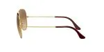 Rayban Aviator RB3025-001/51 Arista Light Brown Gradient Rayban RB3025-001/51 close-up ด้านหน้า