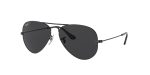 แว่นกันแดด Rayban Aviator RB3025-002/48 Black Black Polarized
