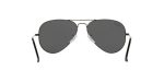 Rayban Aviator RB3025-002/48 Black Black Polarized Rayban RB3025-002/48 มุมเอียง 3/4