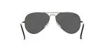 Rayban Aviator RB3025-002/48 Black Black Polarized Rayban RB3025-002/48 มุมเอียง 3/4