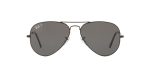 Rayban Aviator RB3025-002/48 Black Black Polarized Rayban Aviator RB3025-002/48 แว่นกันแดดดำสนิท เลนส์โพลาไรซ์ Total Black ทั้งสองเพศ