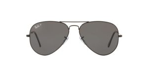 Rayban Aviator RB3025-002/48 แว่นกันแดดดำสนิท เลนส์โพลาไรซ์ Total Black ทั้งสองเพศ